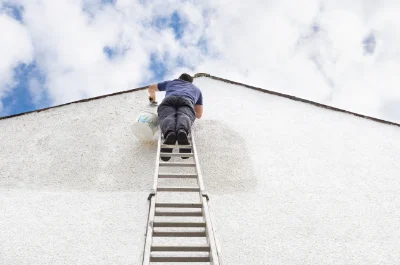 Peinture extérieure à Vagnas — façades et ravalement